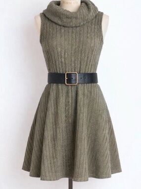 Spense Heather Gray Sleeveless A-line Shift Dress Size 6/Medium Metallic Shimmer